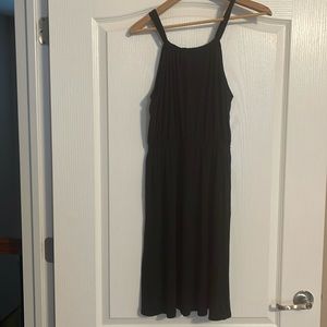 Loft Black dress above the knee Sz small, no flaws . See pictures